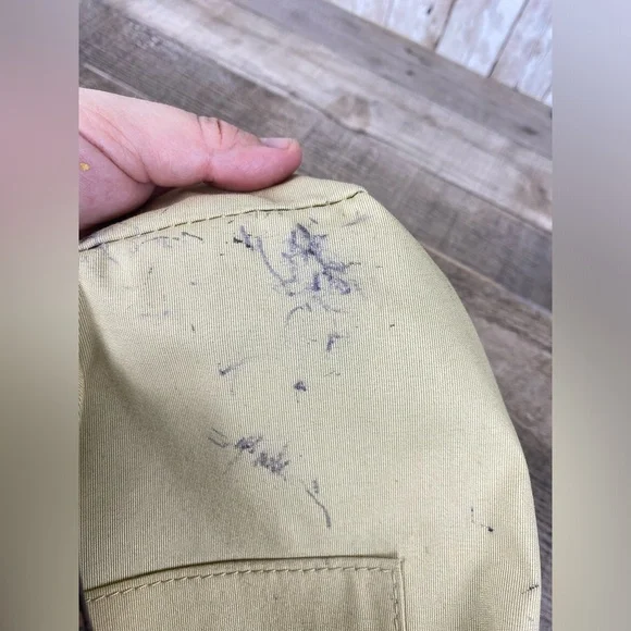 Claudia Firenze Handbag Pewter Metallic Leather Fur Chain Made in Italy - Picture 7 of 16